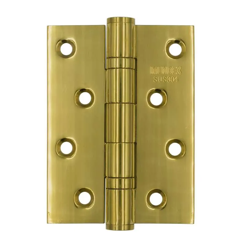 Bản Lề Lá Inox 304 102X76X3.0mm Vàng Bóng