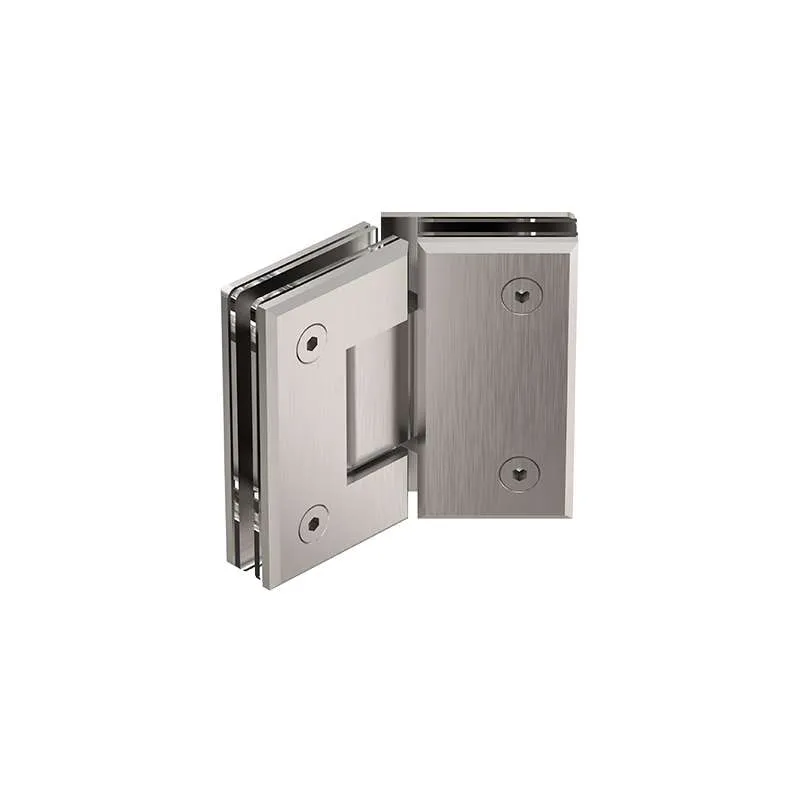 Bản Lề Kính 135° Inox Mờ