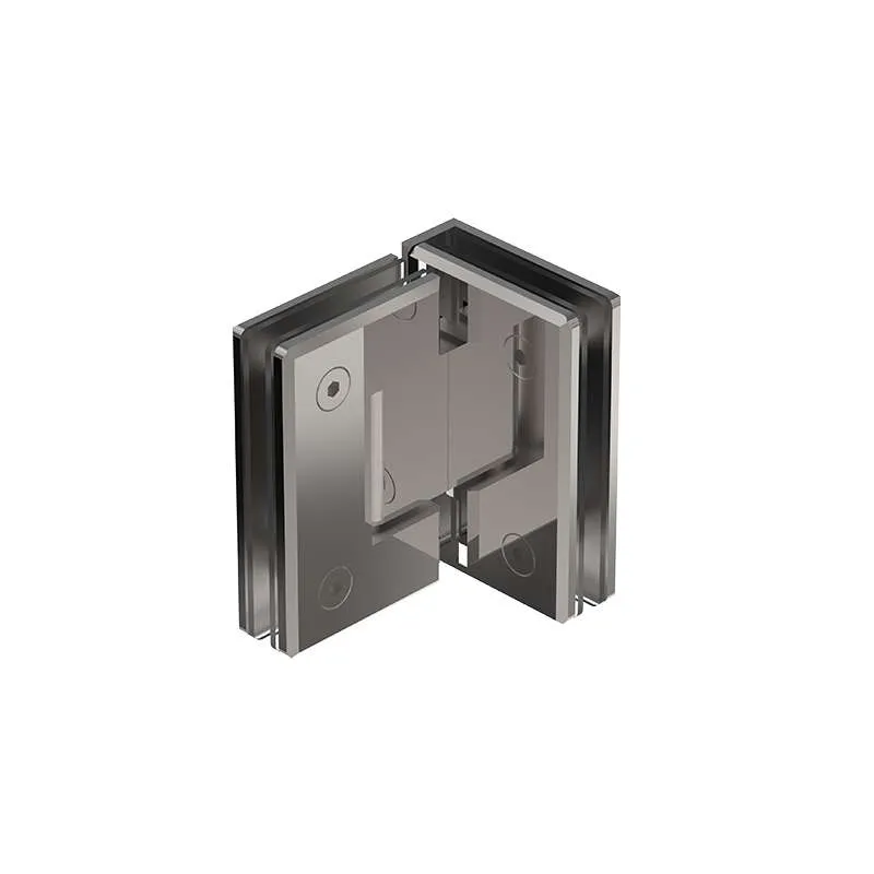 Bản Lề Kính 90° Inox Bóng