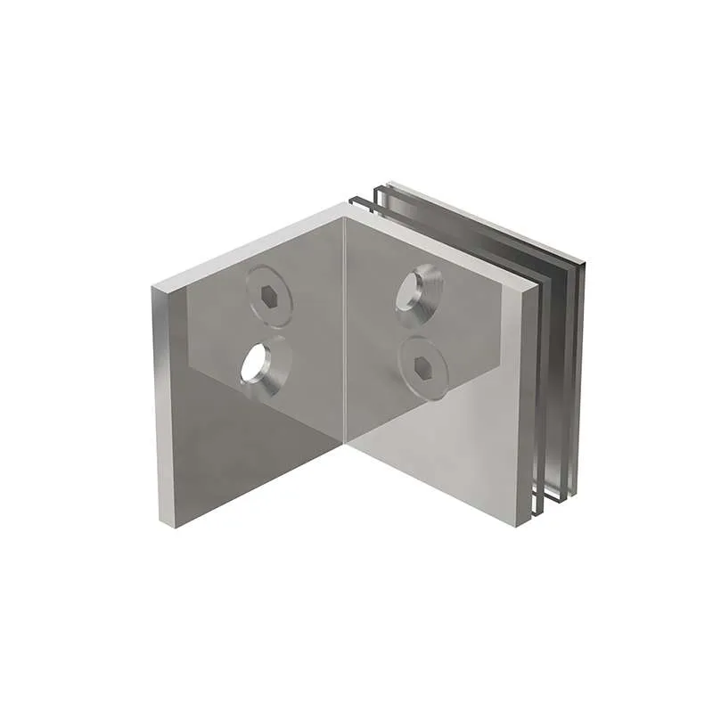 Kẹp Kính Gắn Tường Inox Bóng