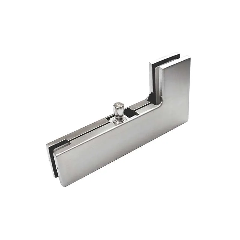 Kẹp Gắn Khung Trên Góc Có Trục Quay Inox Mờ
