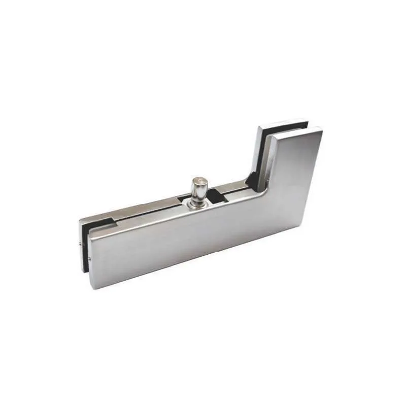Kẹp Gắn Khung Trên Góc Có Trục Quay Inox Bóng
