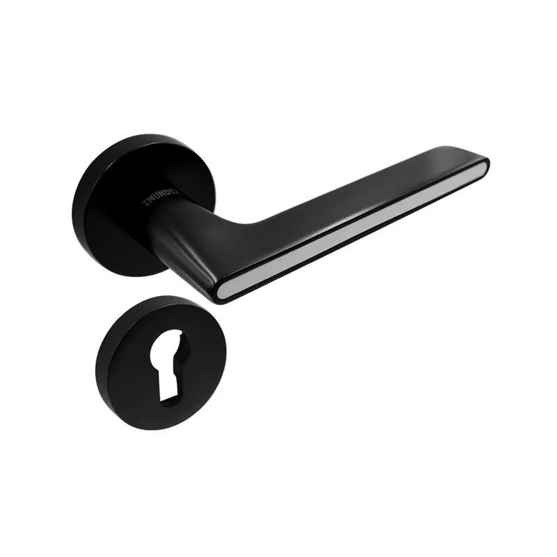 Tay Nắm Gạt Đặc Hợp Kim Kẽm Màu Đen