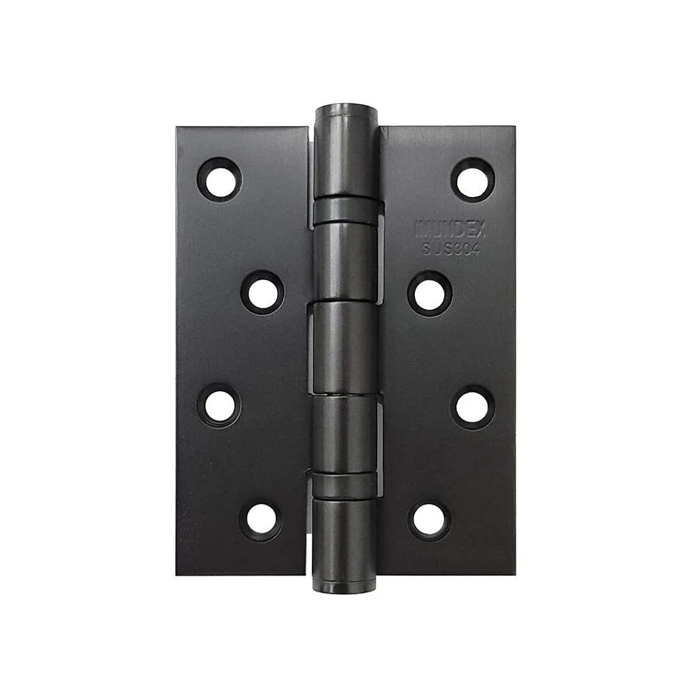 Ball bearing hinge (butt hinge)_SS304_102x76x3.0mm_Satin black