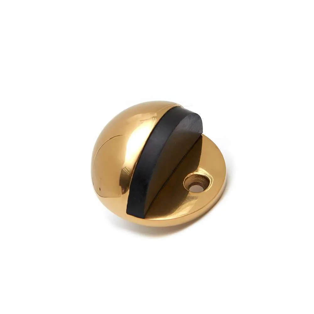 Floor-mounted door stopper_Polished gold