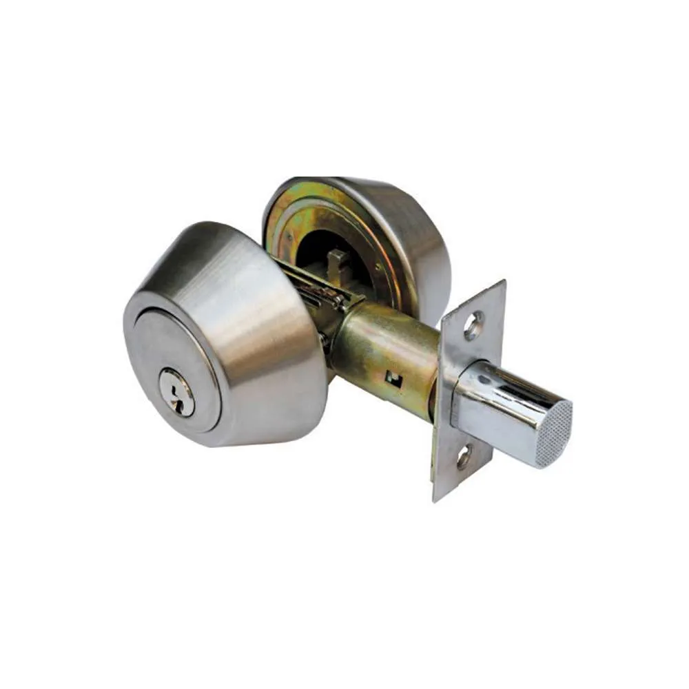 Double-cylinder deadbolt