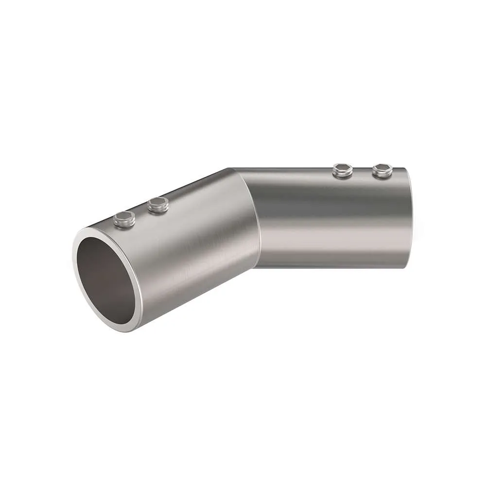 135-degree rail to rail connector