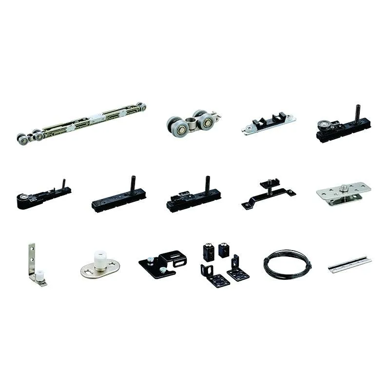 Bộ Phụ Kiện Cửa Trượt Liên Kết Song Song Với Giảm Chấn 2 Chiều Cho 3 Cánh [2+1]