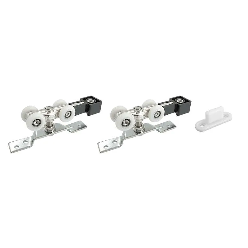 Bộ Phụ Kiện Cửa Trượt Không Giảm Chấn 80Kg