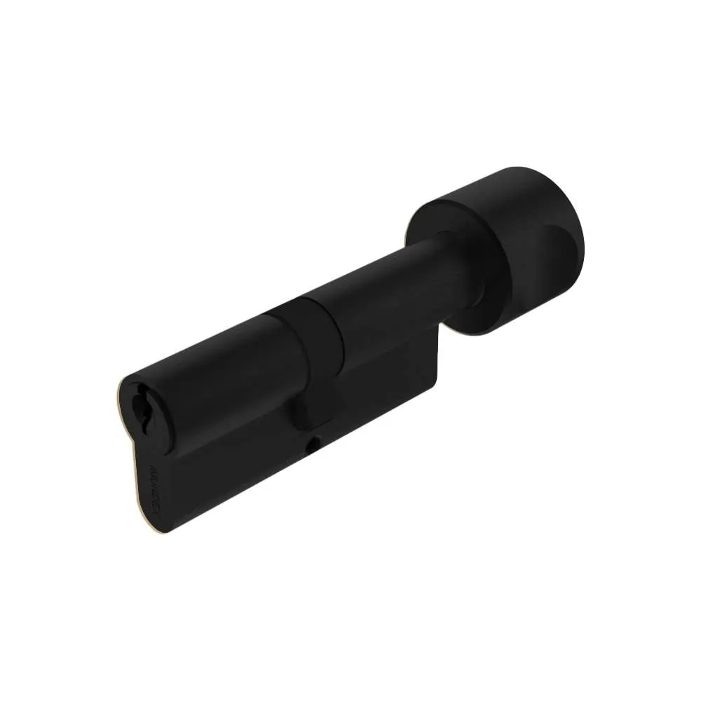 Cylinder with round thumbturn_70mm_Satin black