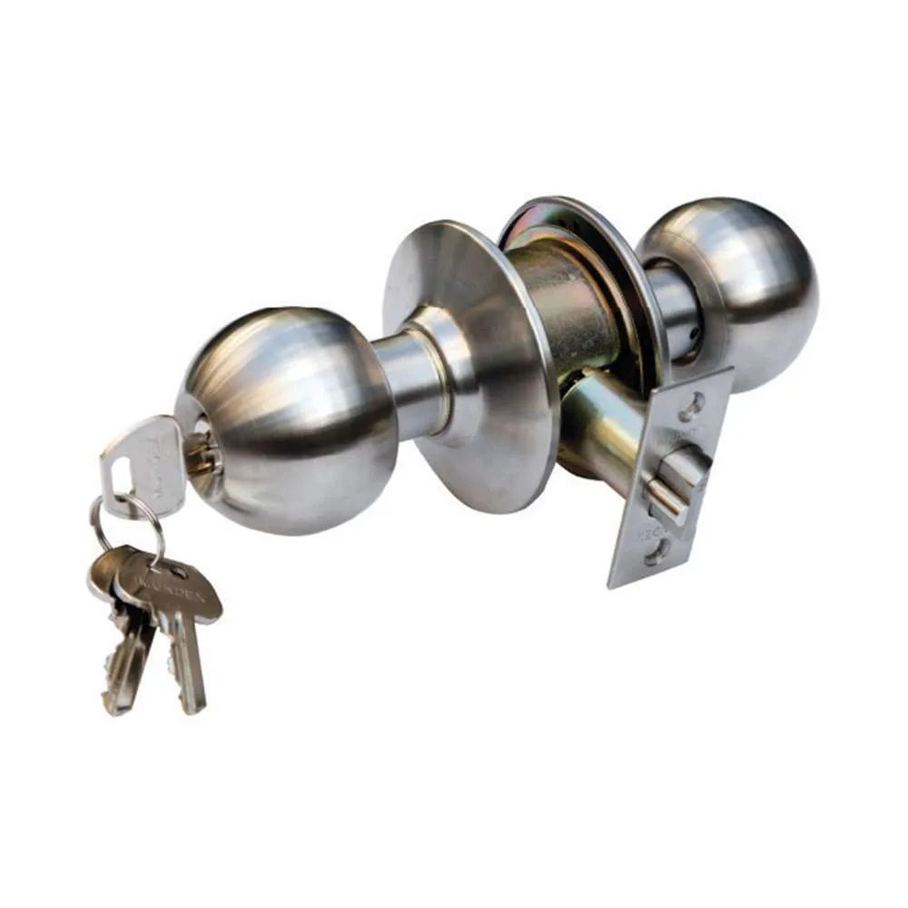 Double key knob lockset