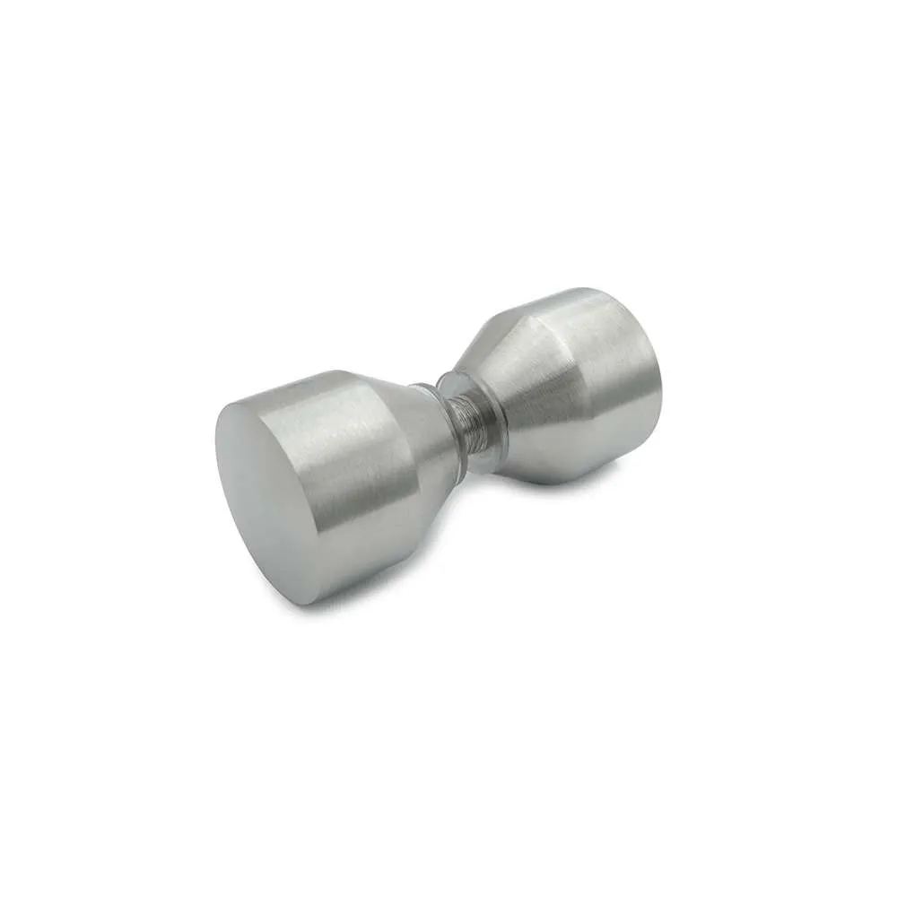 Solid back-to-back knob