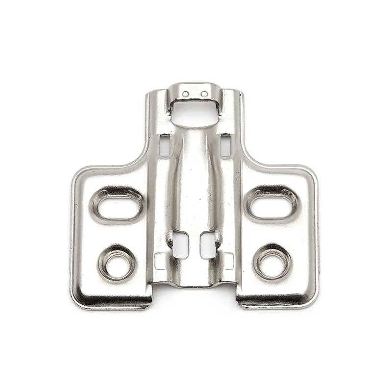 Đế Bản Lề 4 Lỗ Vít Màu Niken Mờ