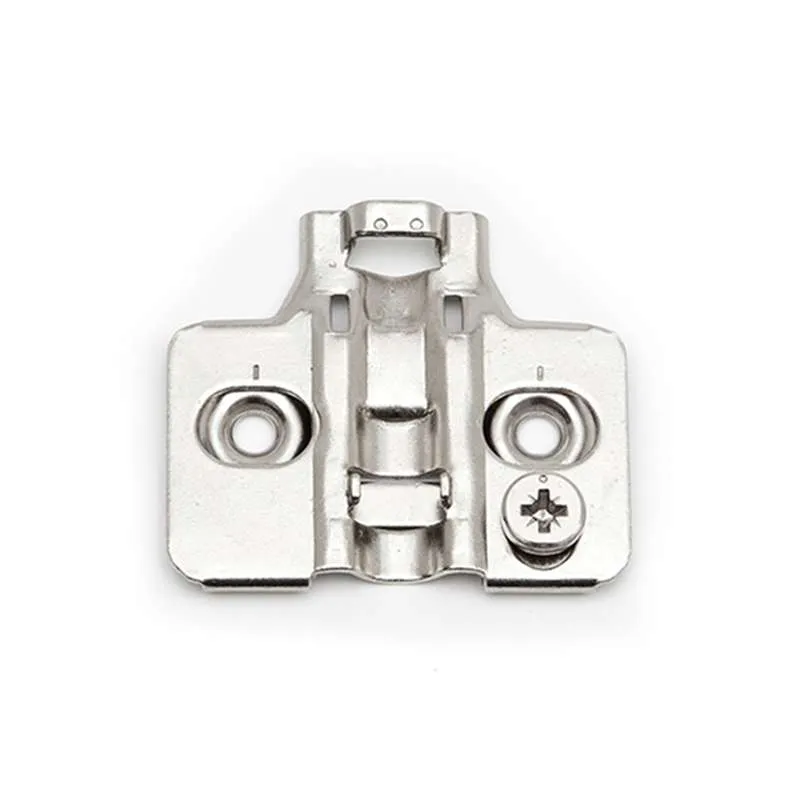 Đế Bản Lề Có Ốc Cam Điều Chỉnh Màu Niken Mờ