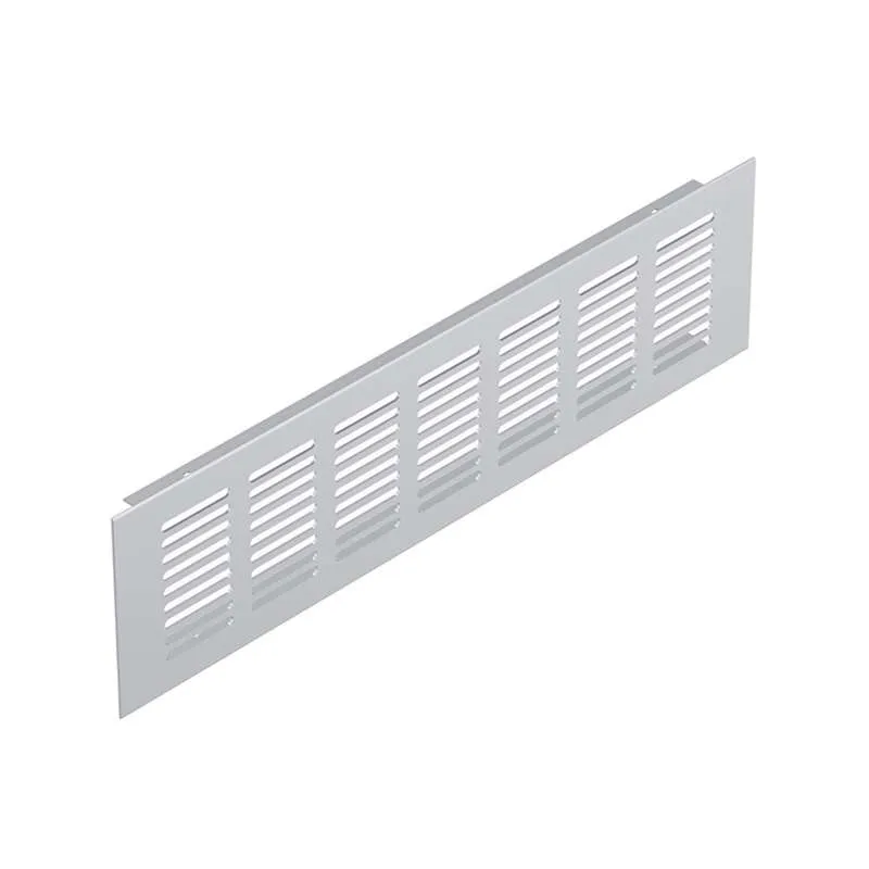 Tấm Thông Gió 80X300mm Màu Nhôm Mờ