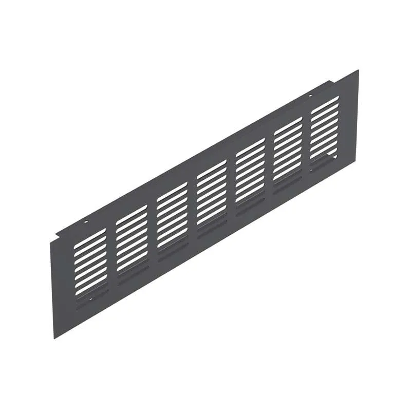 Tấm Thông Gió 80X300mm Màu Đen Mờ