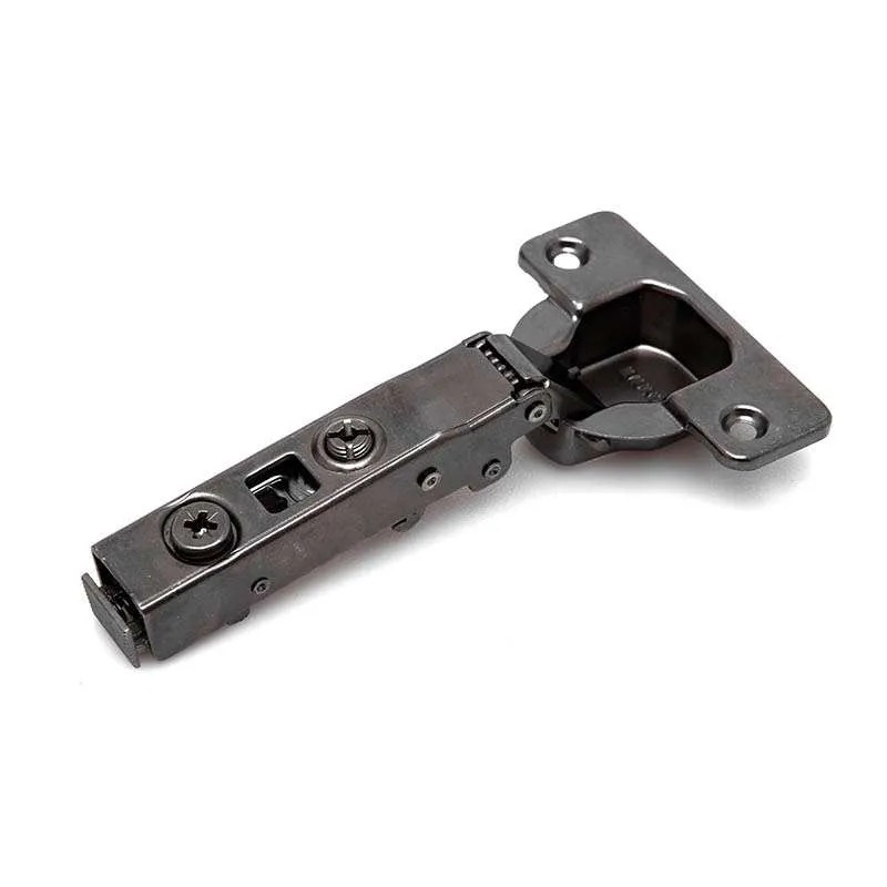 Bản Lề Tủ Lắp Cài Giảm Chấn 2 Chiều Lọt Lòng Màu Đen