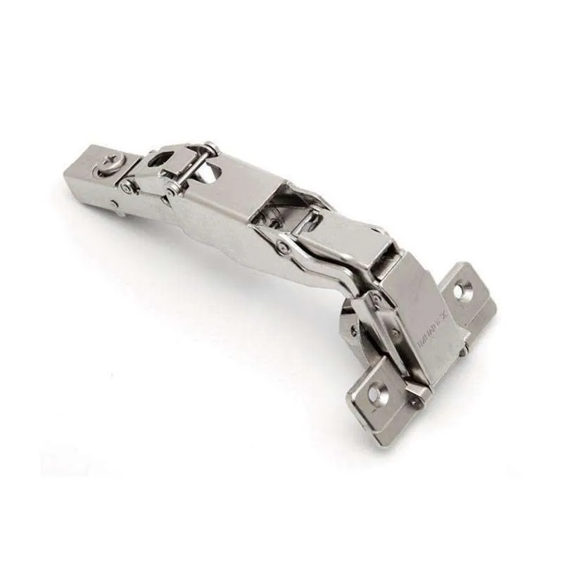 Bản Lề Tủ 165 Độ Lắp Cài Giảm Chấn Lọt Lòng Màu Niken Mờ