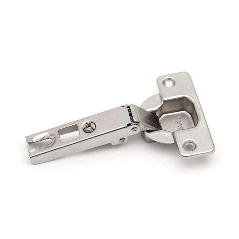 Bản Lề Tủ Lắp Trượt Không Giảm Chấn Trùm Nửa Màu Niken Mờ