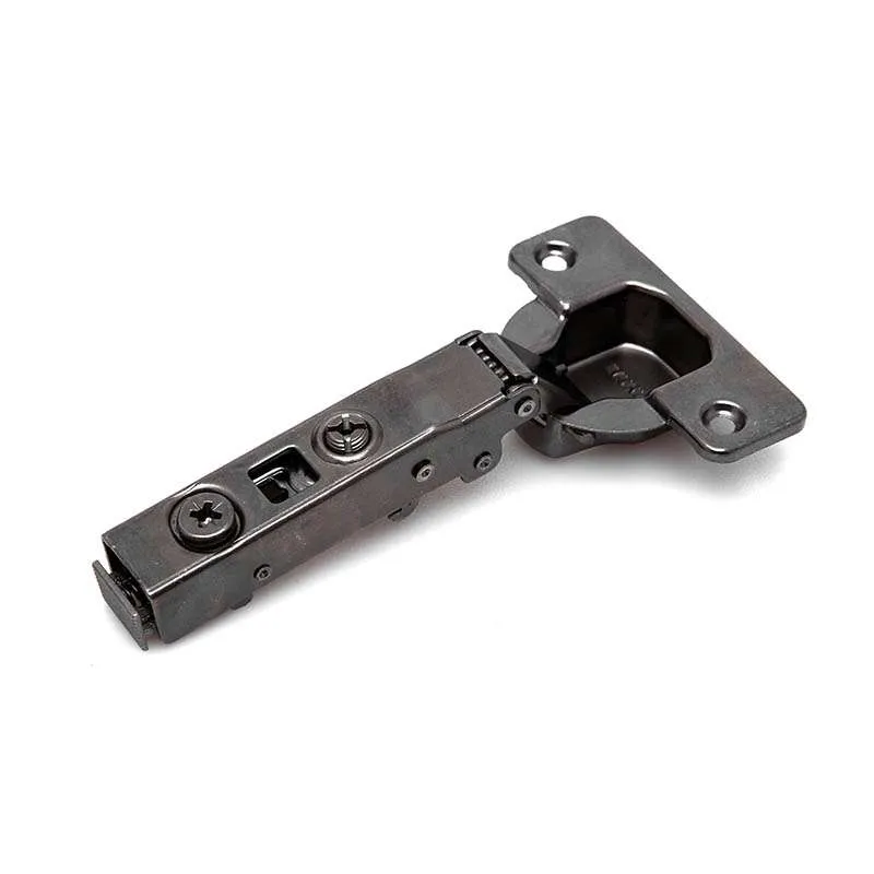 Bản Lề Tủ Lắp Cài Giảm Chấn 2 Chiều Trùm Nửa Màu Đen