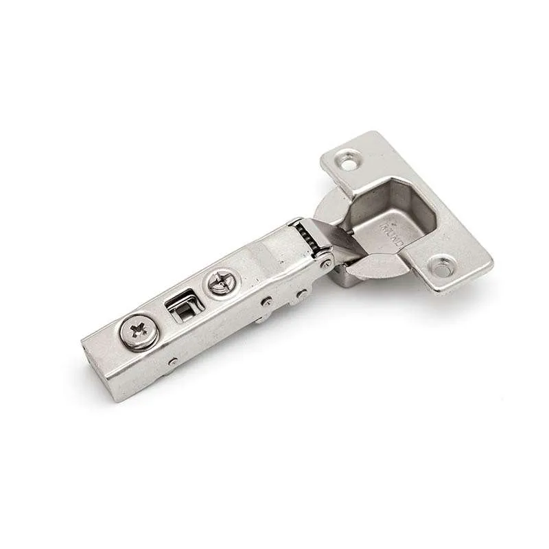 Bản Lề Tủ Lắp Cài Giảm Chấn 2 Chiều Trùm Ngoài Màu Niken Mờ