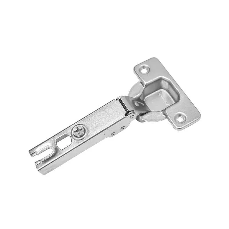 Bản Lề Tủ Lắp Trượt Giảm Chấn 2 Chiều Trùm Ngoài Màu Niken Mờ