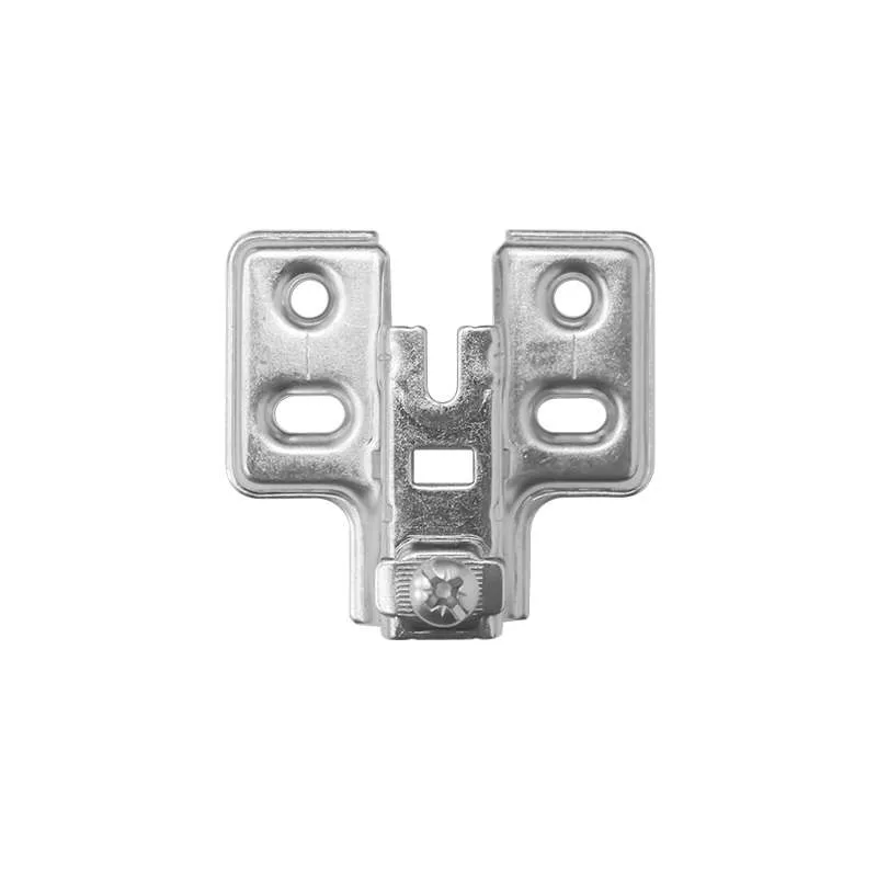 Đế Bản Lề 4 Lỗ Vít Màu Niken Mờ