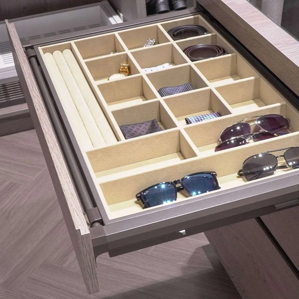 Khay nữ trang, có ray giảm chấn