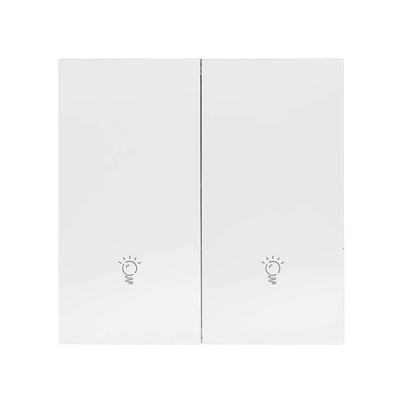 Công Tắc Zigbee Loại Nút Nhấn 2 Phím Màu Trắng