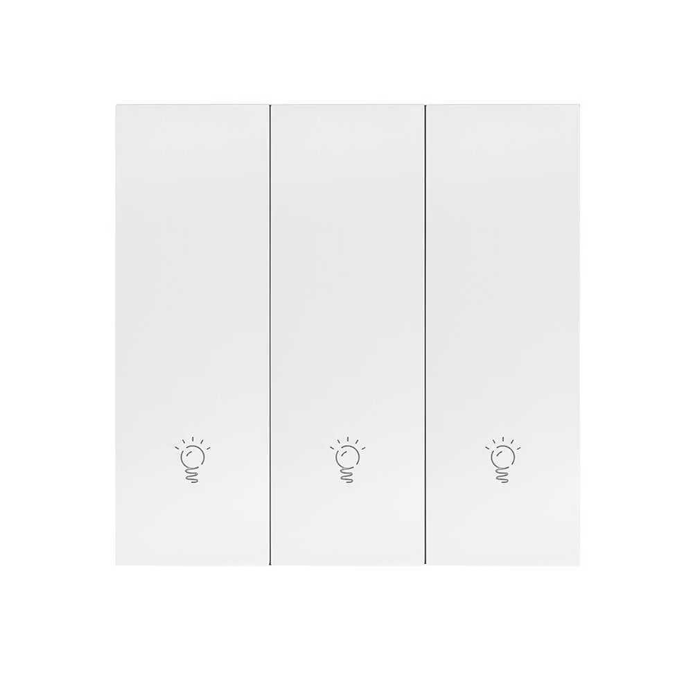 Công tắc zigbee loại nút nhấn, 3 phím, màu trắng