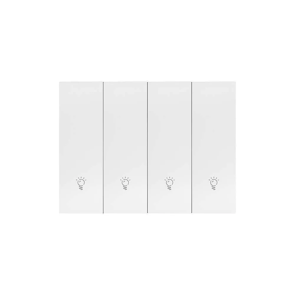 Công Tắc Zigbee Loại Nút Nhấn 4 Phím Màu Trắng